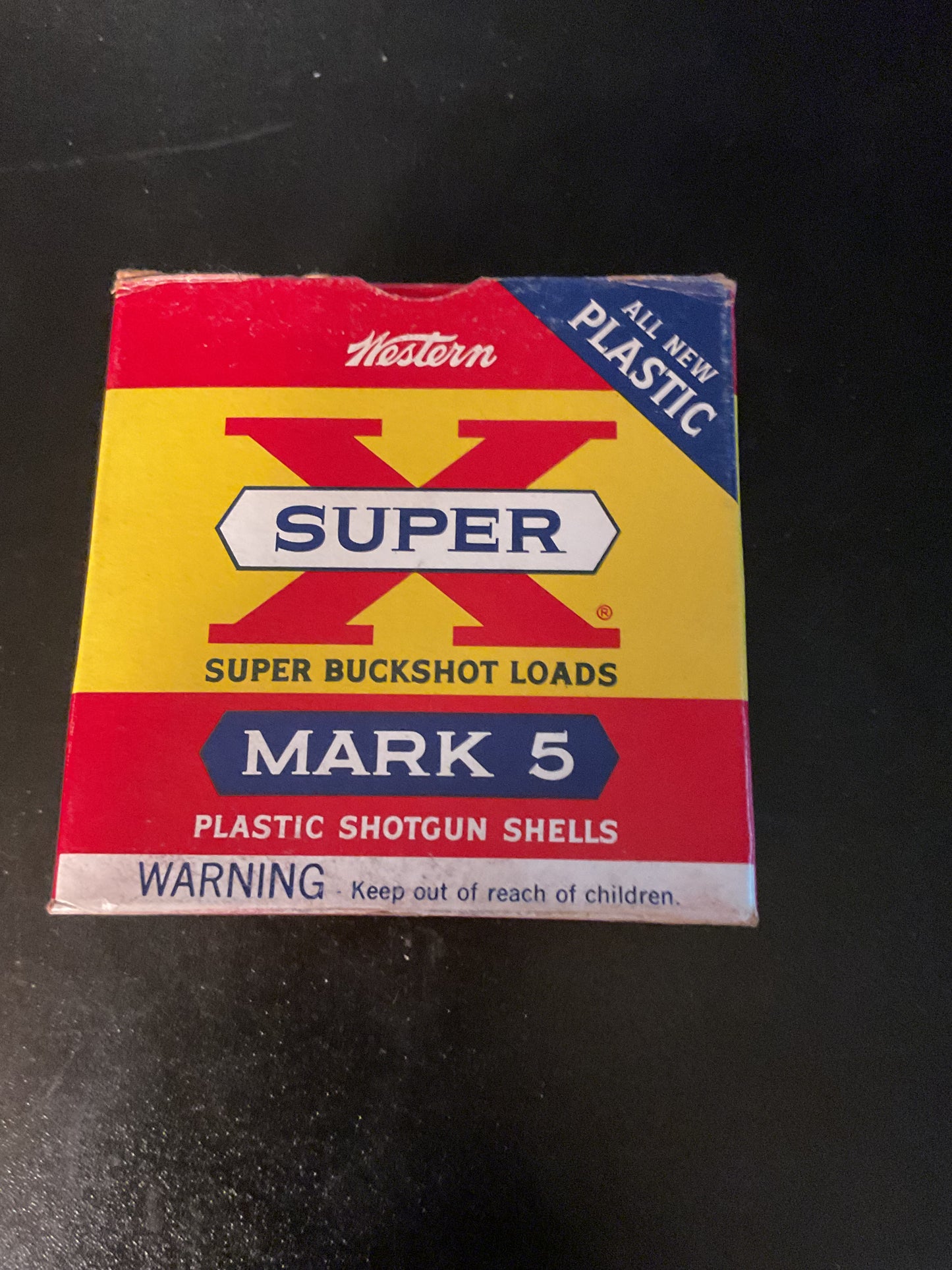 Vintage Western Super-X Mark 5 12 Gauge 0 Buckshot Loads — Full Box of 25