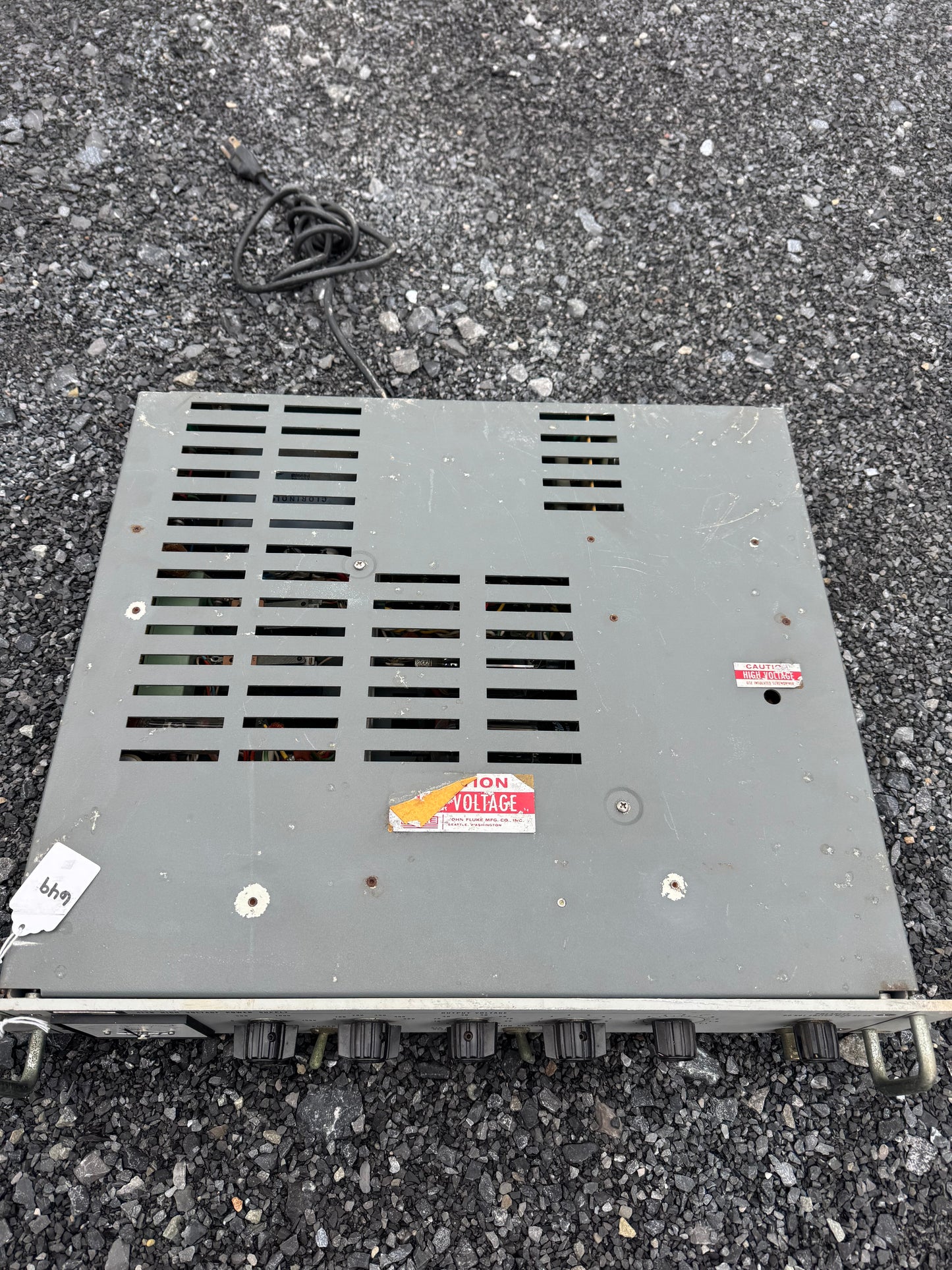 Fluke 412B High Voltage Power Supply — Vintage Lab/Test Equipment