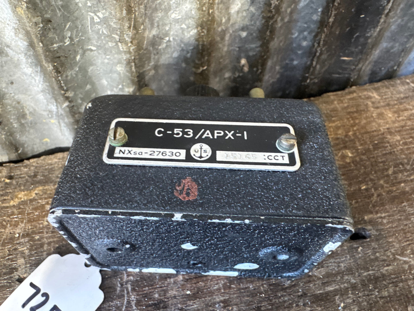 C-53/APX-1 IFF (Identification Friend or Foe) Aircraft Control Box