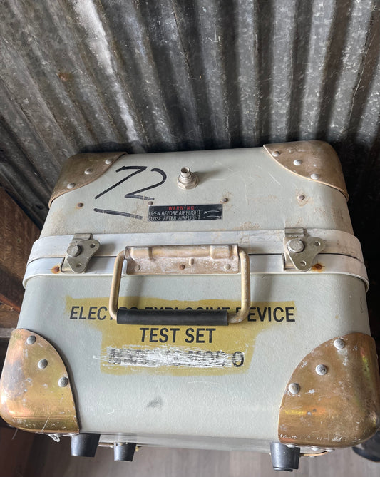 U.S. Navy Electro Explosive Device Test Set Mark 48 Mod 0 (1963) – Complete with Test Cables – Untested