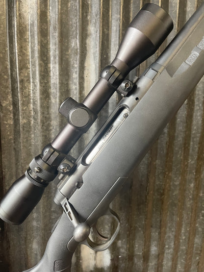 Savage Axis XP Bolt Action Rifle – .243 Winchester – Weaver 3-9x Scope