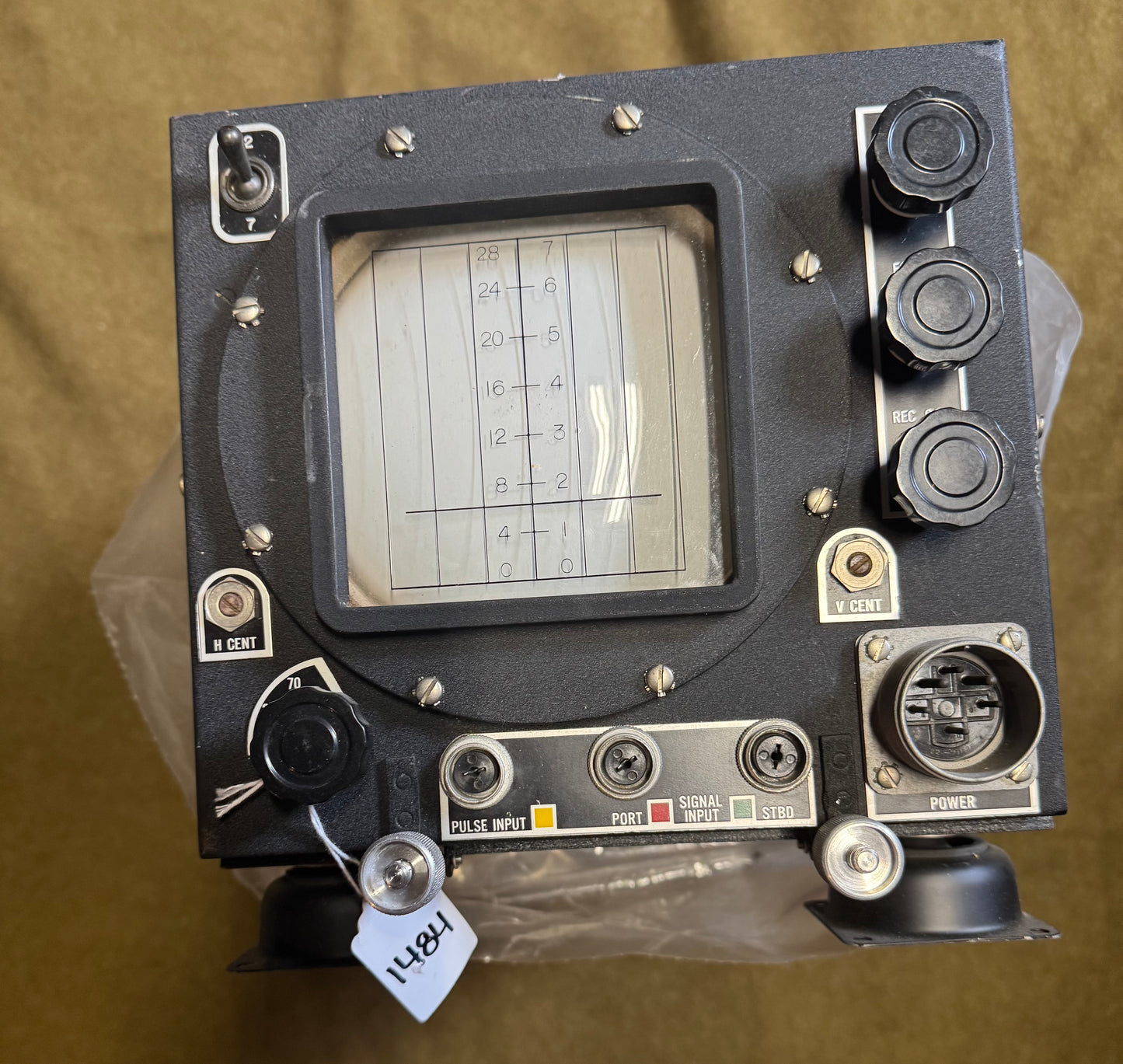 Original WWII-era U.S. Navy ASB-3 Radar Indicator Unit