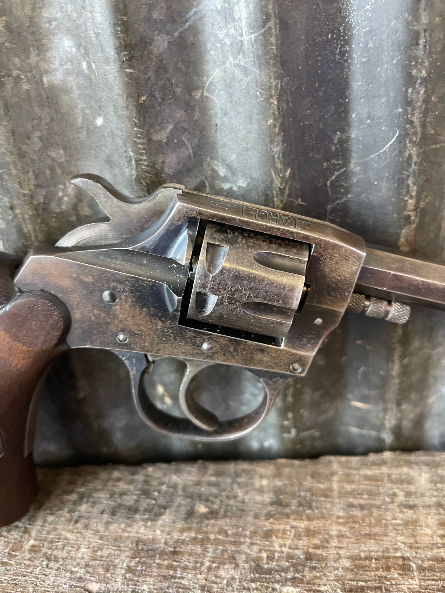 Iver Johnson Target Model .22 LR Revolver – 7-Shot – 10” Octagon Barrel