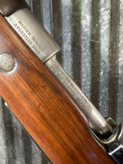 Argentine Mauser Modelo 1909 Carbine — 7.65x53mm Mauser w/ Full Mannlicher Stock
