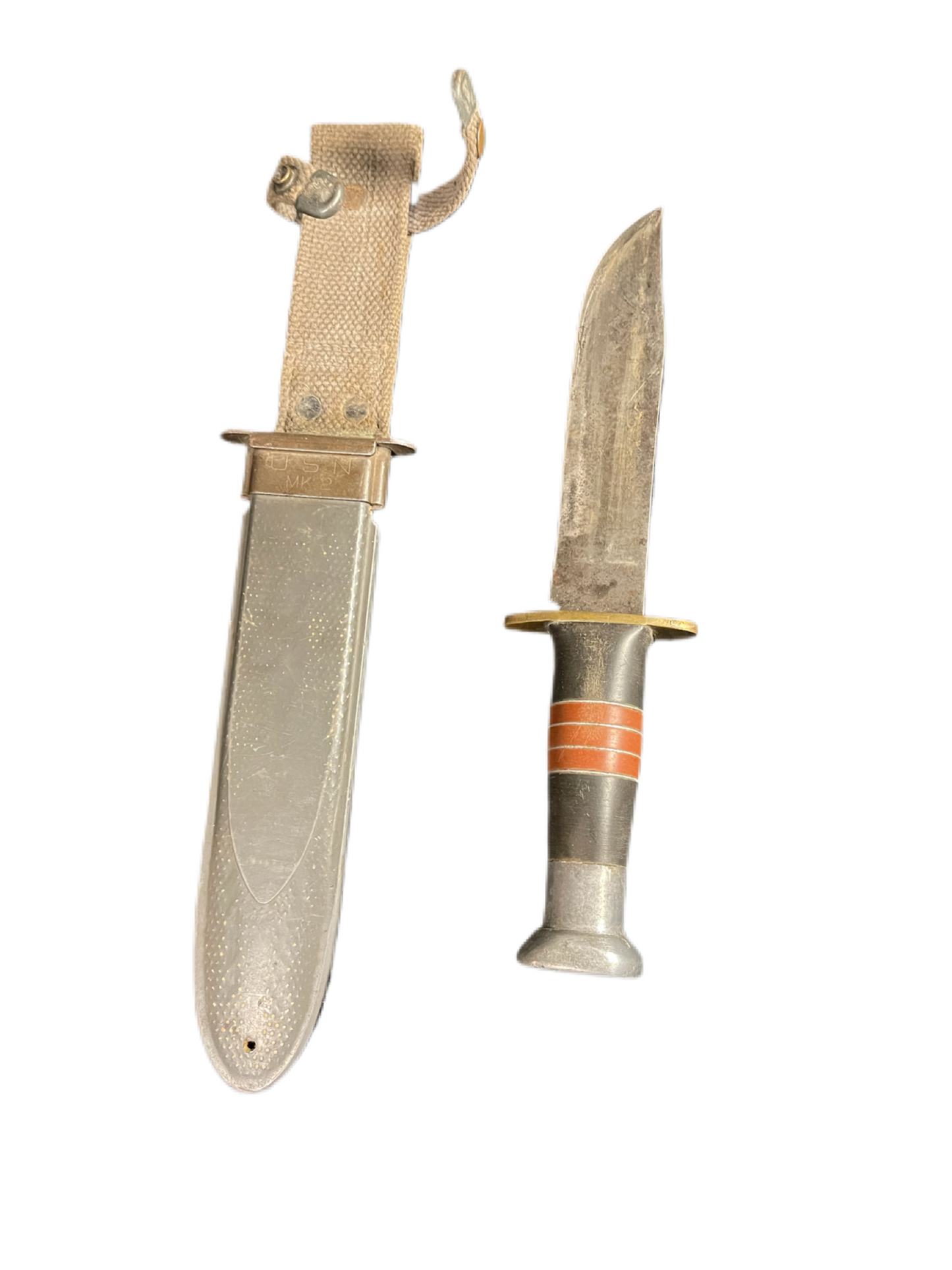 WWII U.S. Navy USN MK2 Theater Knife (Modified)