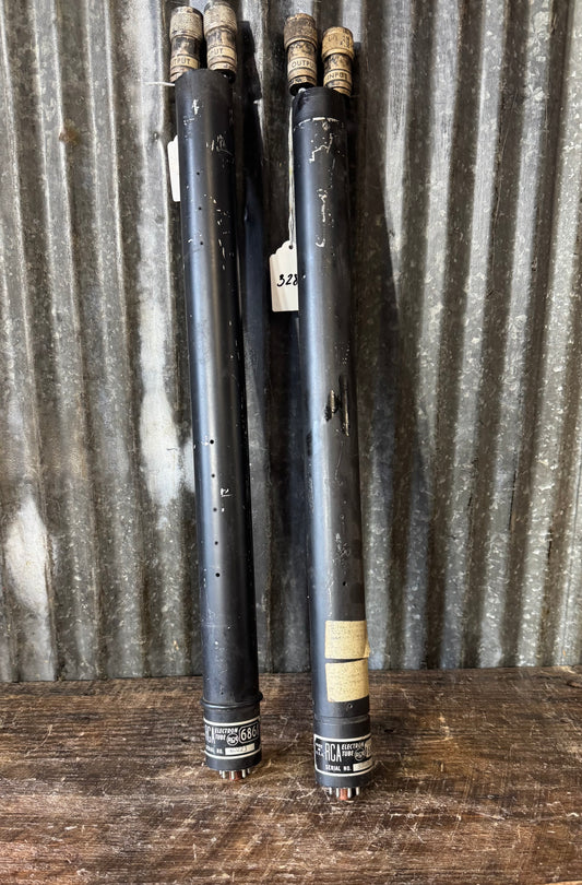 Pair of RCA 6861 Electron Tubes – Military Radar/Microwave Components
