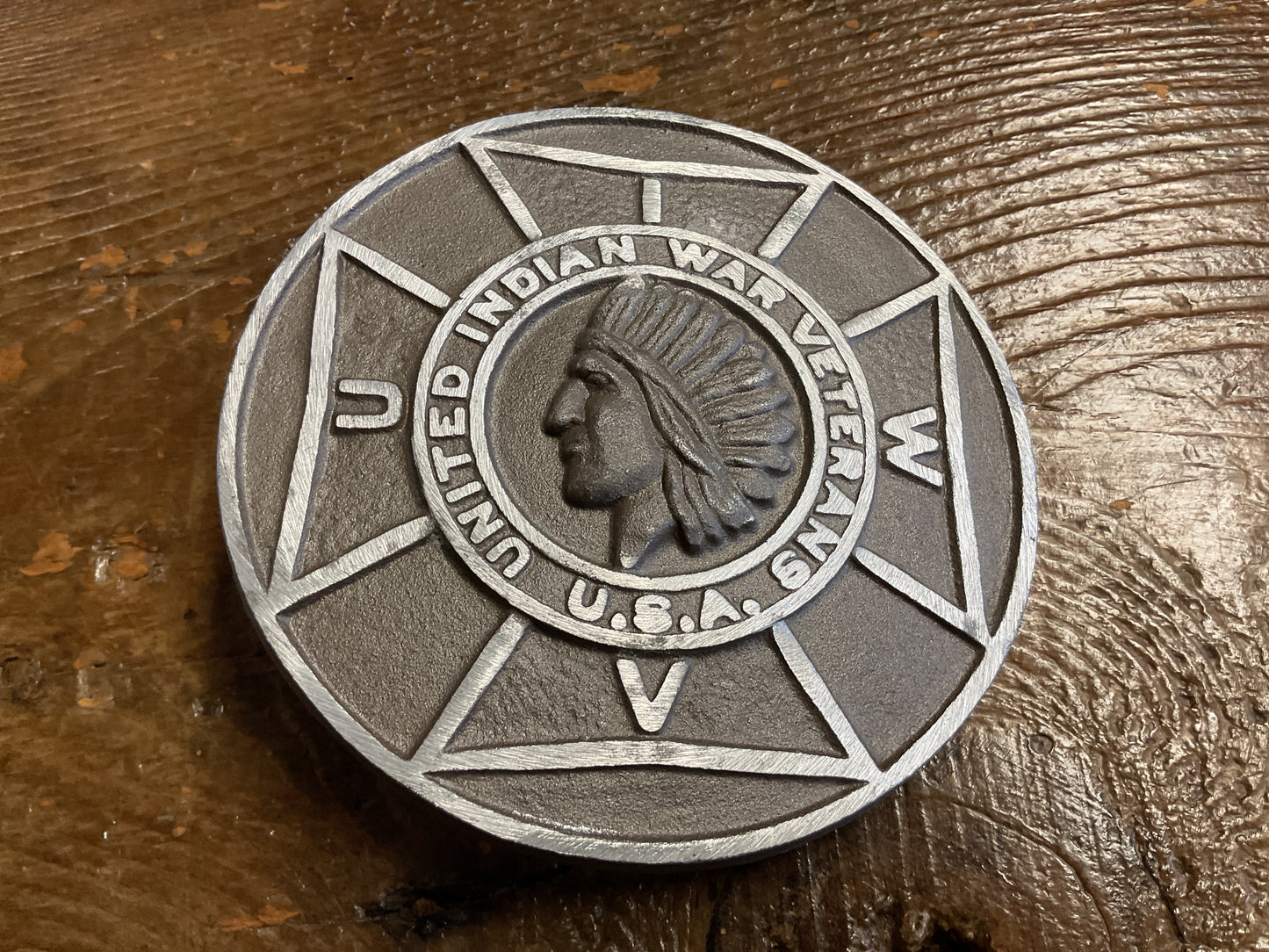 Authentic Indian War Veterans Grave Marker