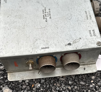 WWII U.S. Signal Corps BC-622-A Relay Unit