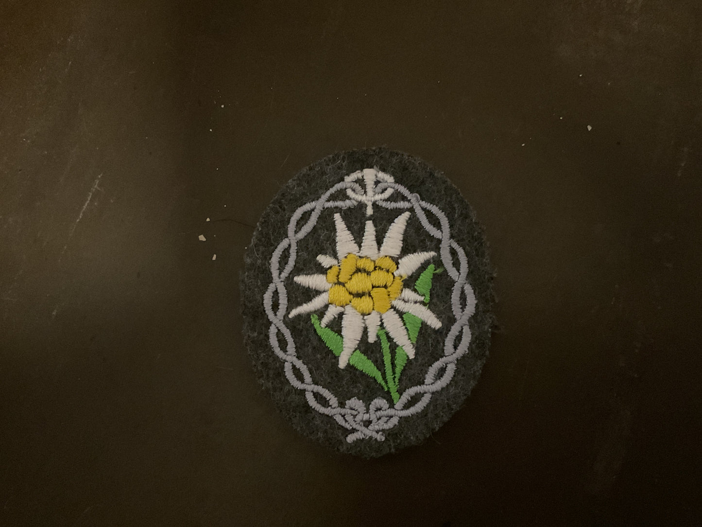 WWII German Edelweiss Mountain Troops Patch