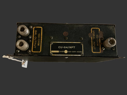 WWII/Cold War US Military CU-64/APT Radio Antenna Coupler Unit Signal Corps