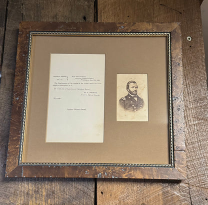 ULYSSES S. GRANT — CIVIL WAR GENERAL ORDERS & CDV