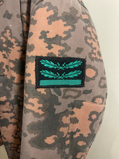 Repro WWII German Oakleaf White Camo Winter Reversible Coat