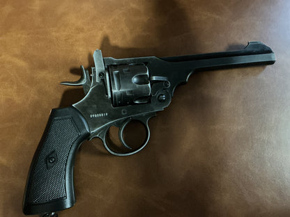 Webley Mark VI CO2 Airsoft Revolver, BB’s, CO2 Cartridges Package