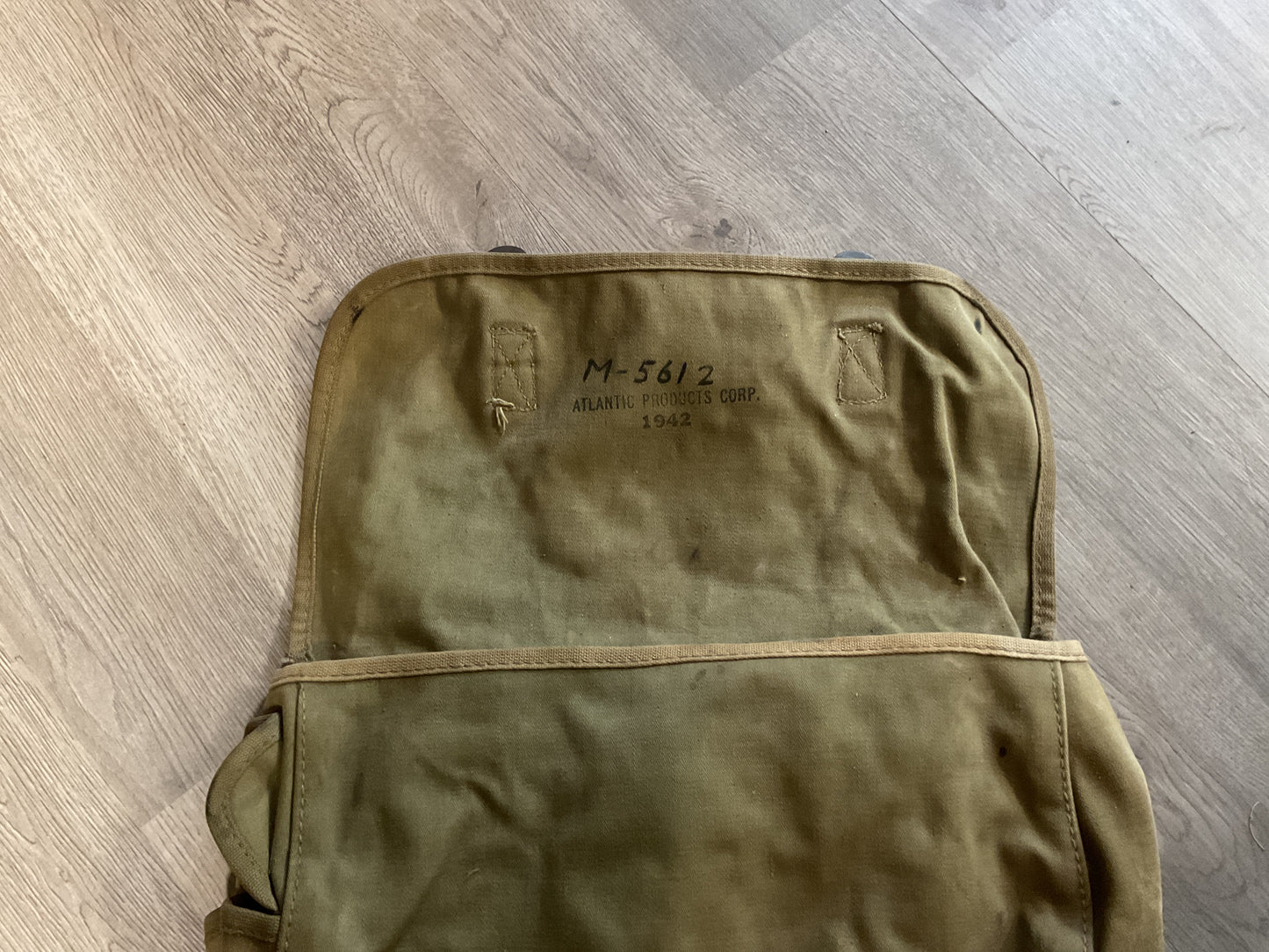 WWII US Mussette Pack 1942 Atlantic Products Corp