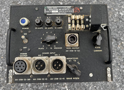 WWII U.S. Army Signal Corps General Electric MD-30/APT-4 Modulator Uni