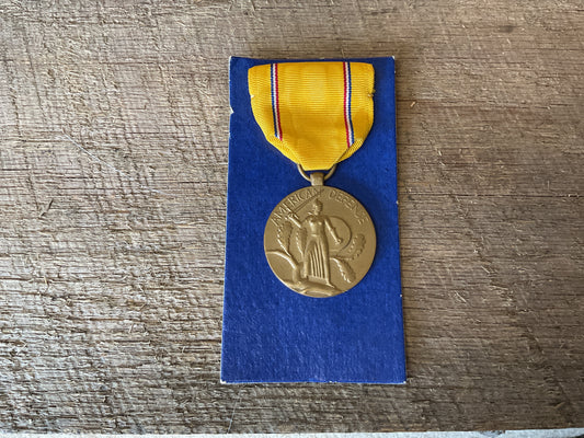 WWII American Defense Medal awarded