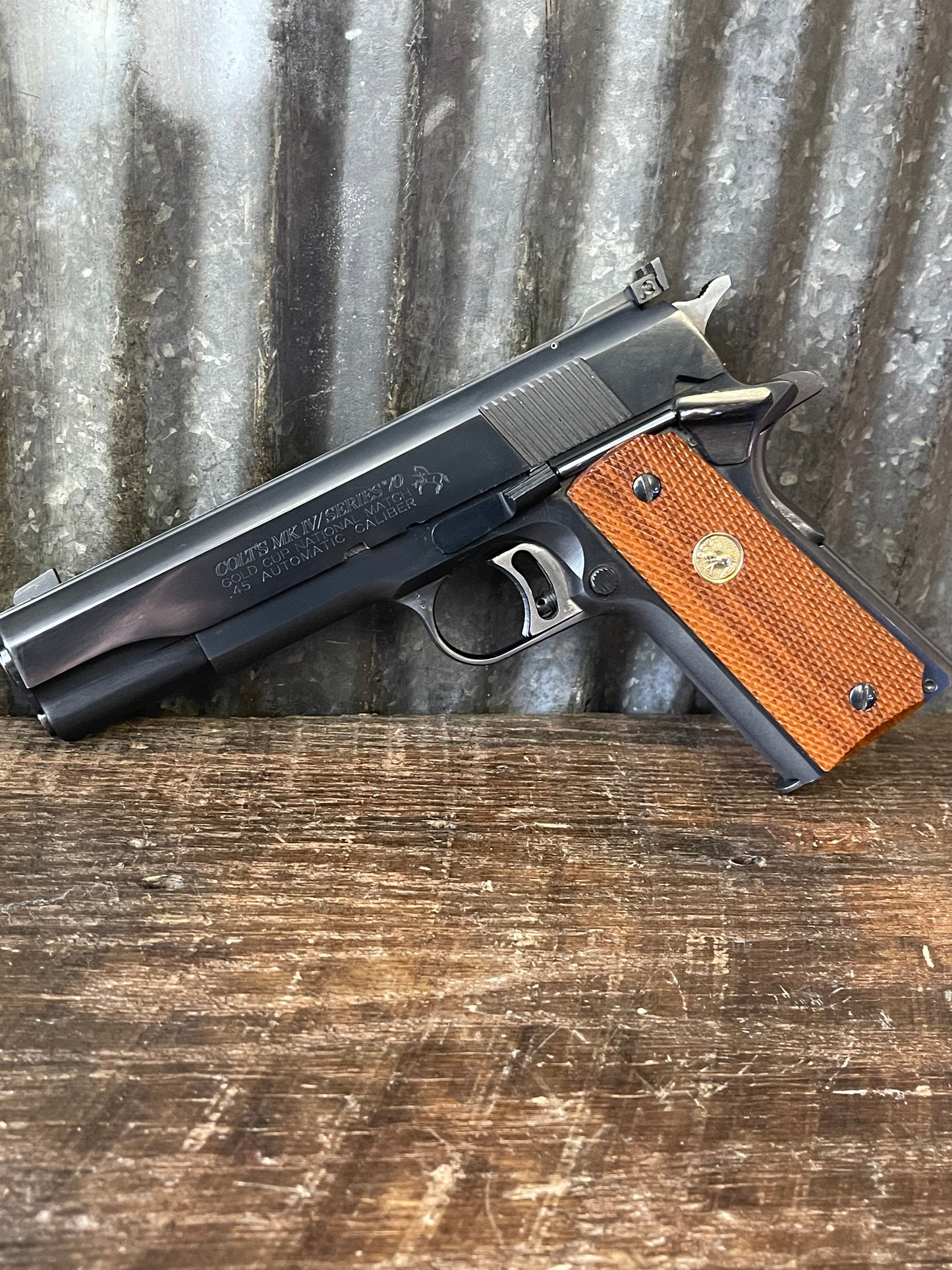 Colt MK IV / Series 70 Gold Cup National Match – .45 ACP (1982) – Complete Boxed Set