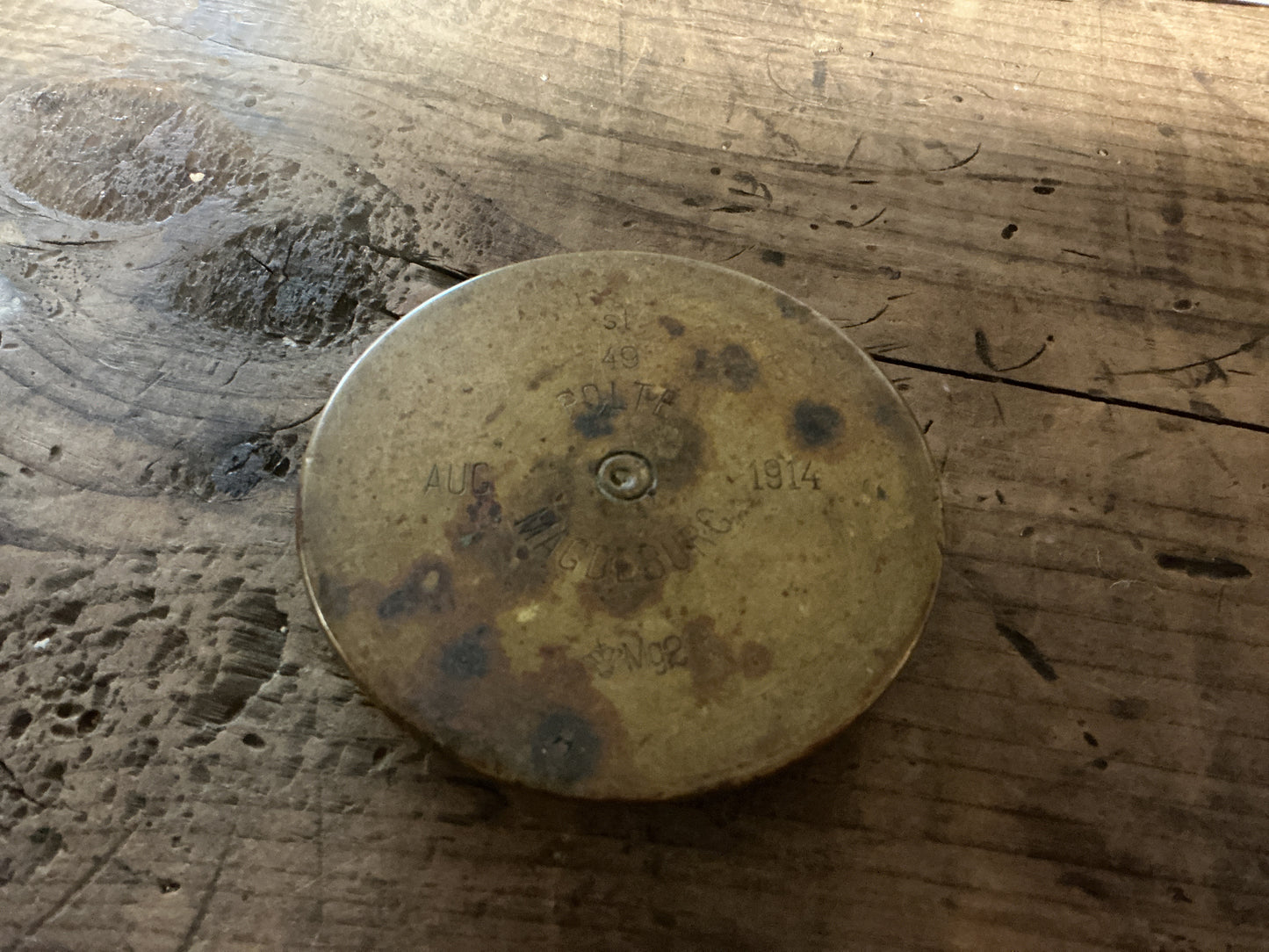 Imperial German WWI Polte Magdeburg Artillery Base