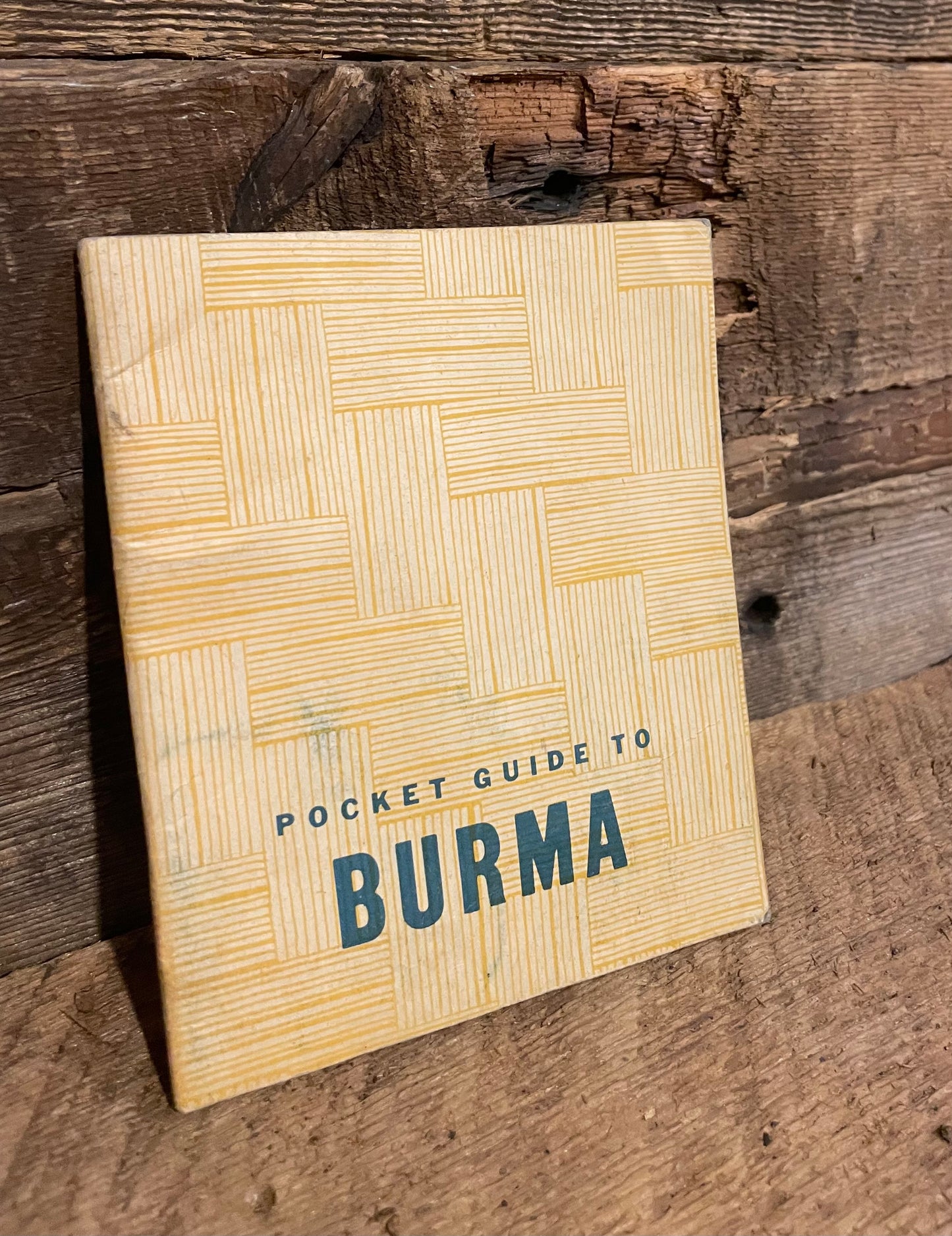 WWII Pocket Guide to Burma