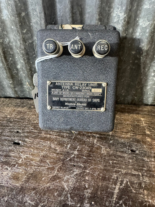 WWII Western Electric CW-23049 Antenna Relay Unit for GF-11 Aircraft Radio Equipment
