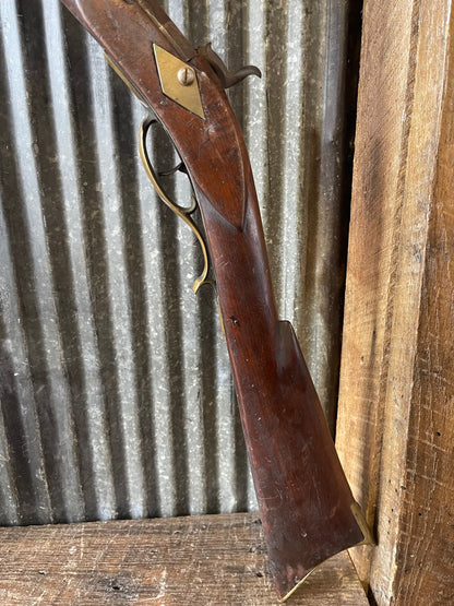 .36 Cal Percussion Rifle – R.R. Thurston Olean NY Barrel – Antique Muzzleloader