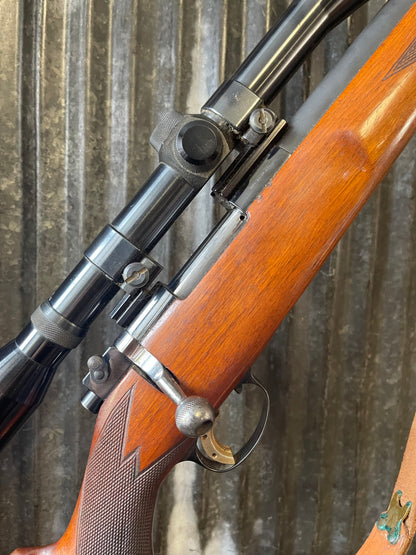 Sako L46 Riihimäki .222 Remington Heavy Barrel Rifle w/ Weaver K12 Scope