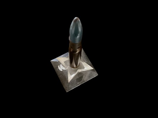 Vintage Trench Art Desk Ornament Paper Weight