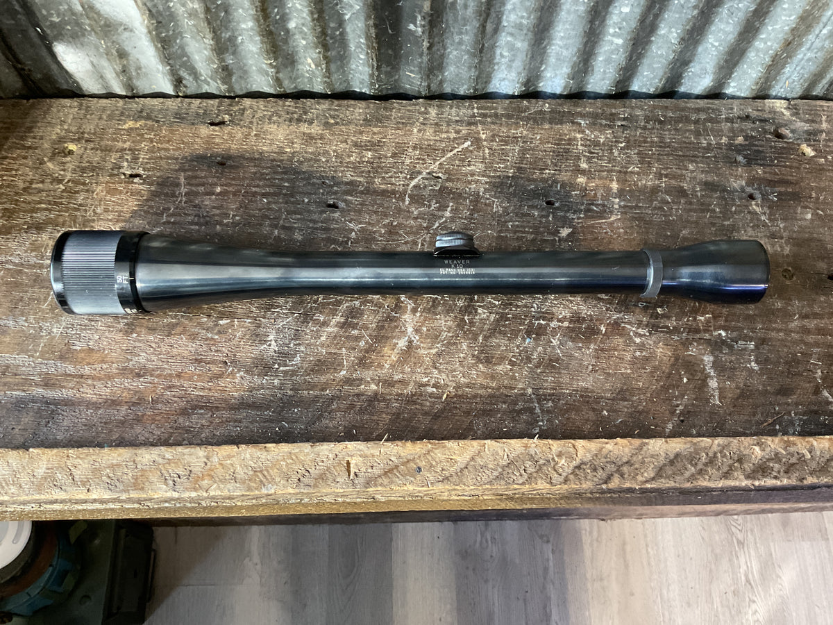 Weaver K10-C3 10x Adjustable Objective Rifle Scope-El Paso, USA