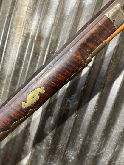 Pennsylvania Long Rifle Parts Lot – 3 Antique Muzzleloaders – Named Barrels