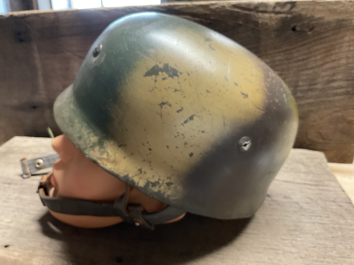 WWII German Reproduction Fallschirmjager Paratrooper Helmet-Camo