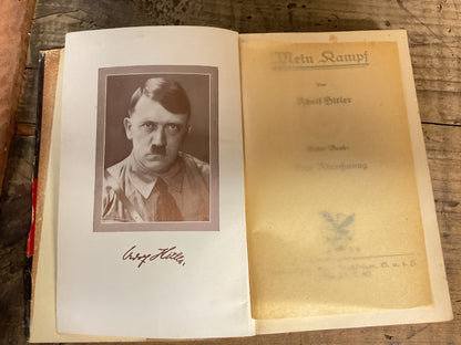 1933 Adolf Hitler Mein Kampf Two-Volume Set w/ Original Dust Jacket