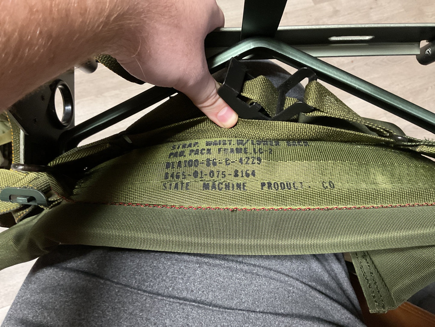 Nylon Field Combat Pack IC-1 Large with SMP ALICE Frame