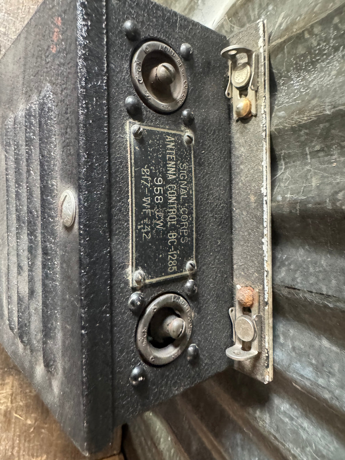 WWII U.S. Army Signal Corps BC-1285 Radar Antenna Control Unit