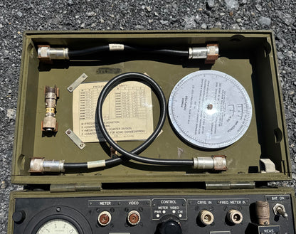 WWII-era U.S. military Wave & Power Meter Set TS-107/TPM-1