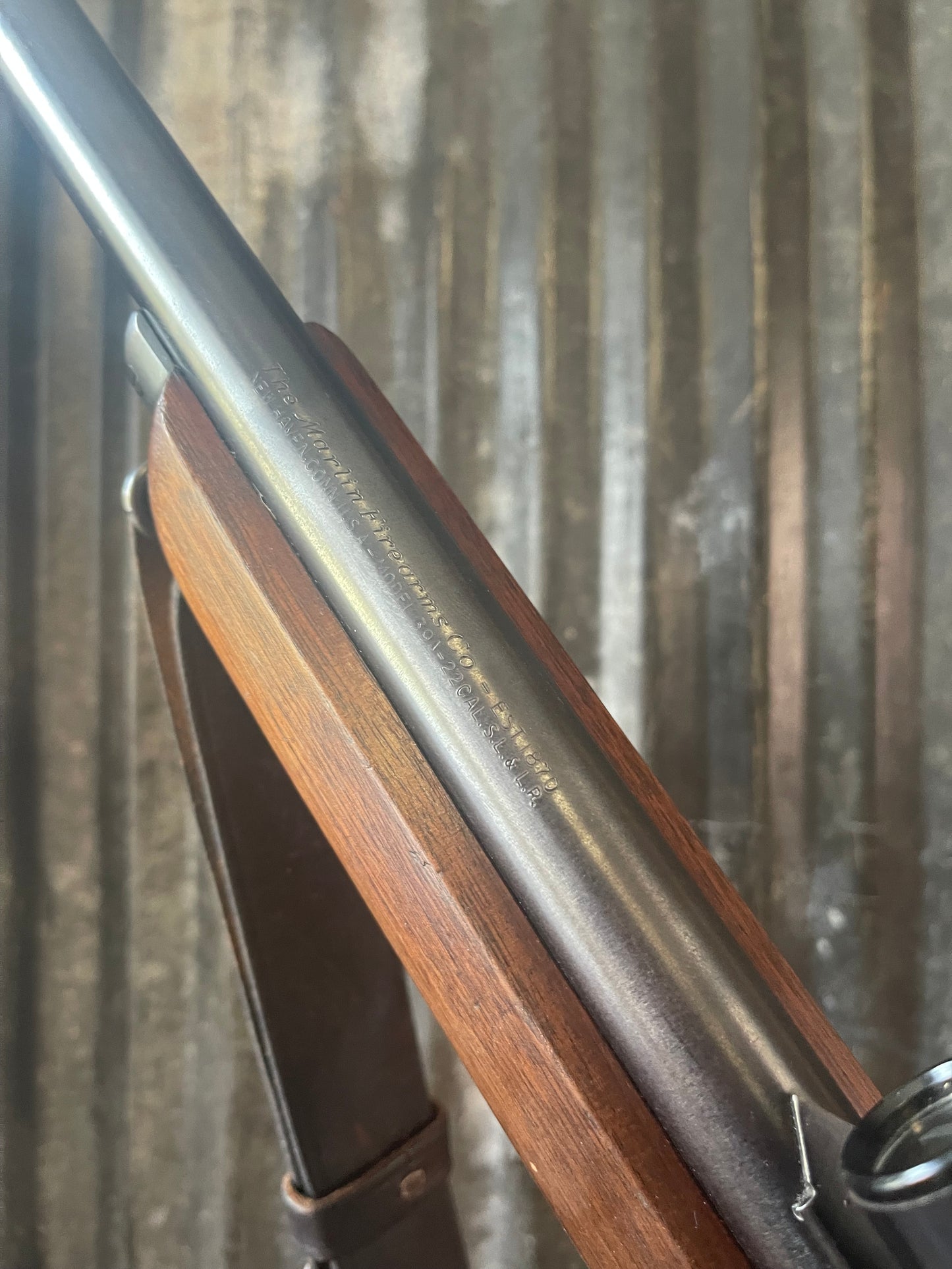 Marlin Model 39A JM Stamped Lever Action Rifle – .22 LR – Weaver D4 Scope – Good Used Condition