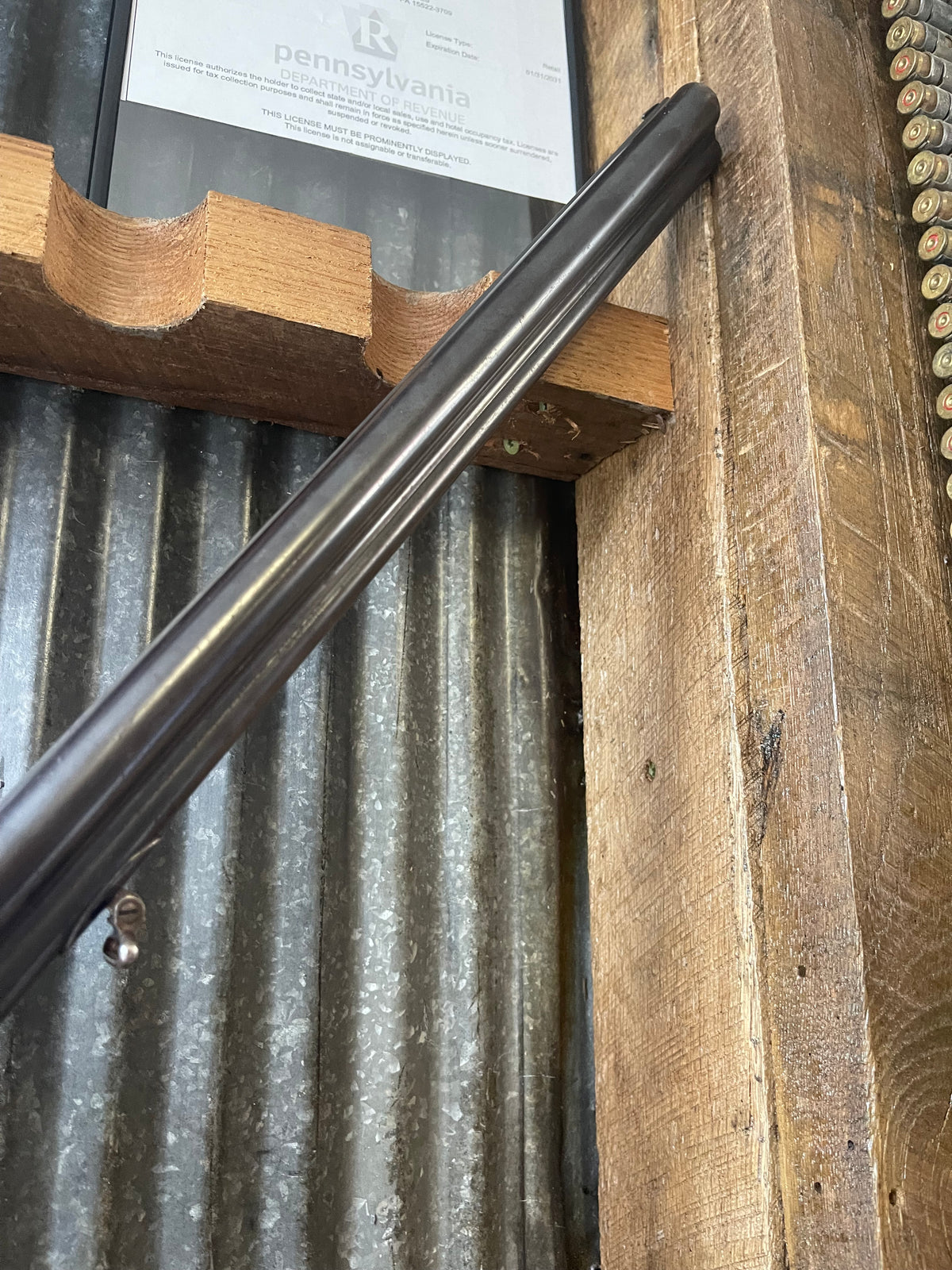 German I.A. Kuppscher Hammer Drilling – 16 Gauge x 16 Gauge / Rifle – Underlever Combination Gun
