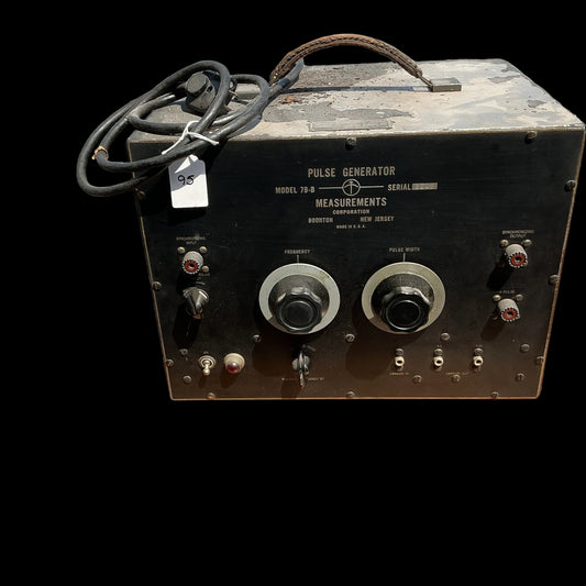 Vintage Pulse Generator Model 79-B – Measurements Corp – WWII / Early Electronics Lab Equipment
