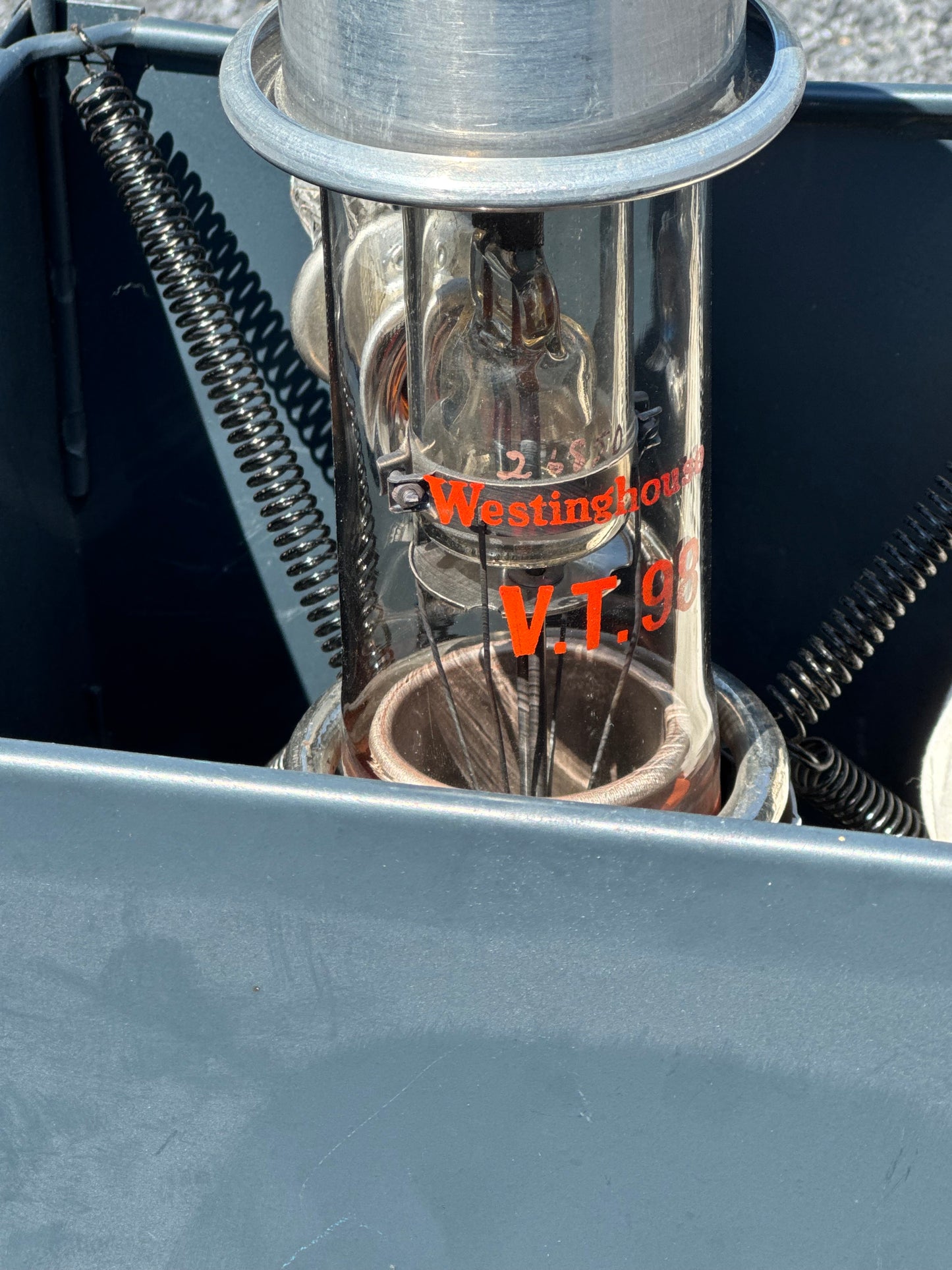 Westinghouse VT-98 Vacuum Tube in Shipping Container