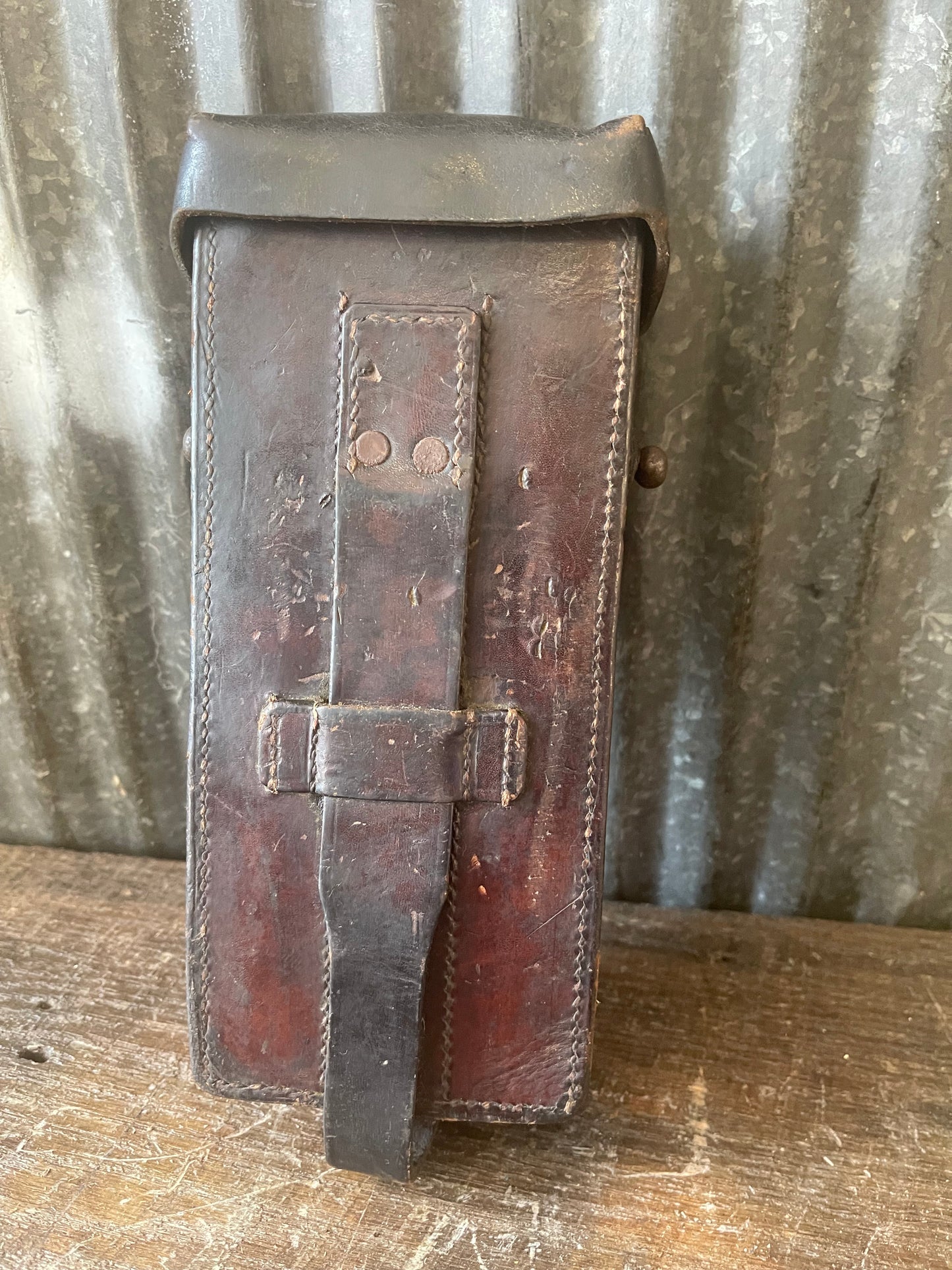 WWII Era MP-38 / MP-40 Magazine Pouch with 3 Magazines