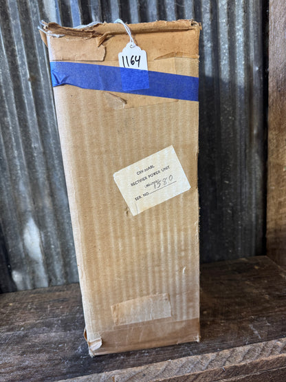 WWII U.S. Navy RCA ASB-4 Radar Rectifier Power Unit CRV-20ABL – Appears NOS with Original Box