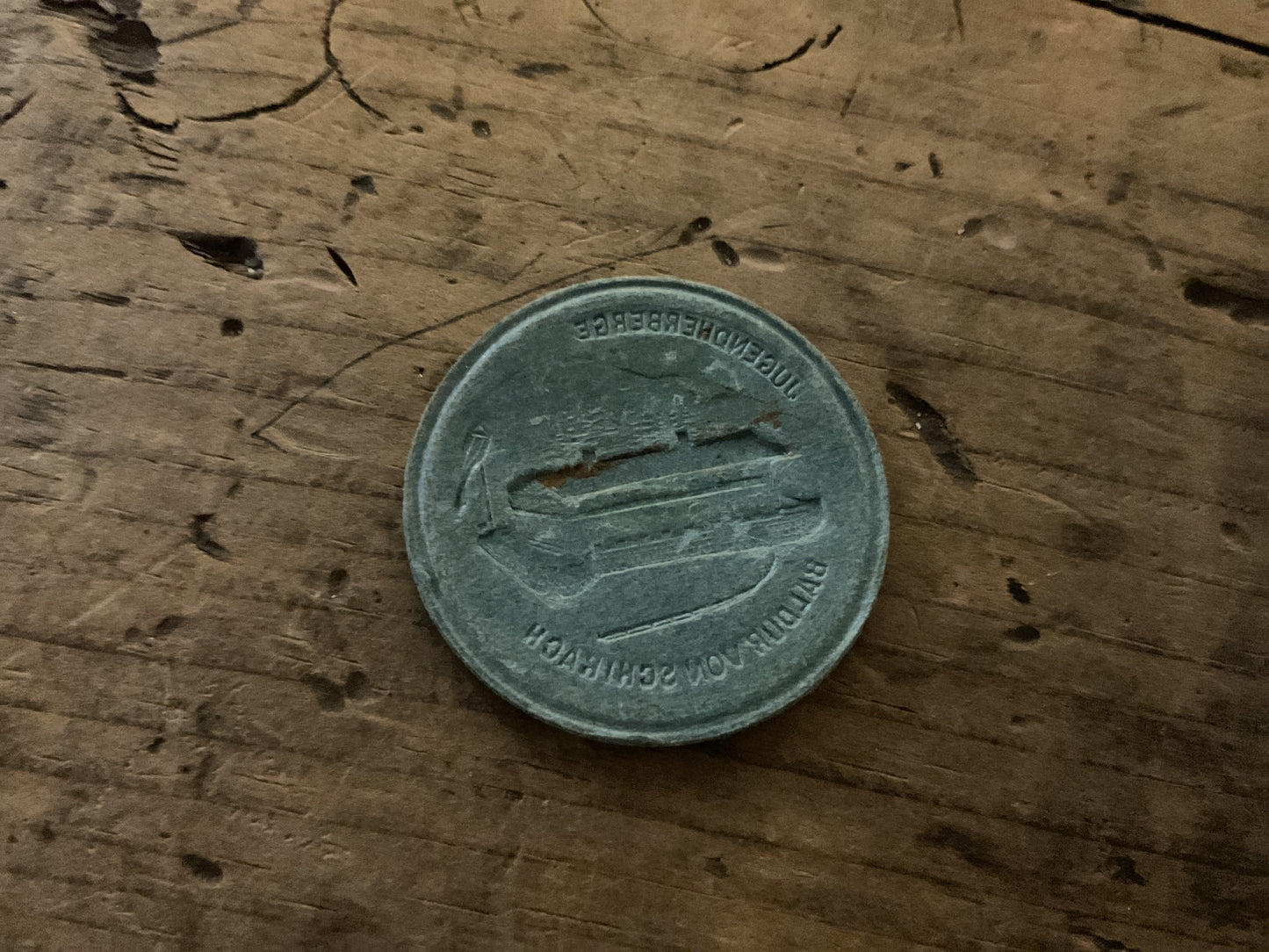 Original Hitler Youth (HJ) Nuremberg Rally Commemorative Tinnie