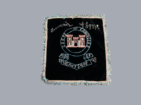 WWII Souvenir Pillow Cover