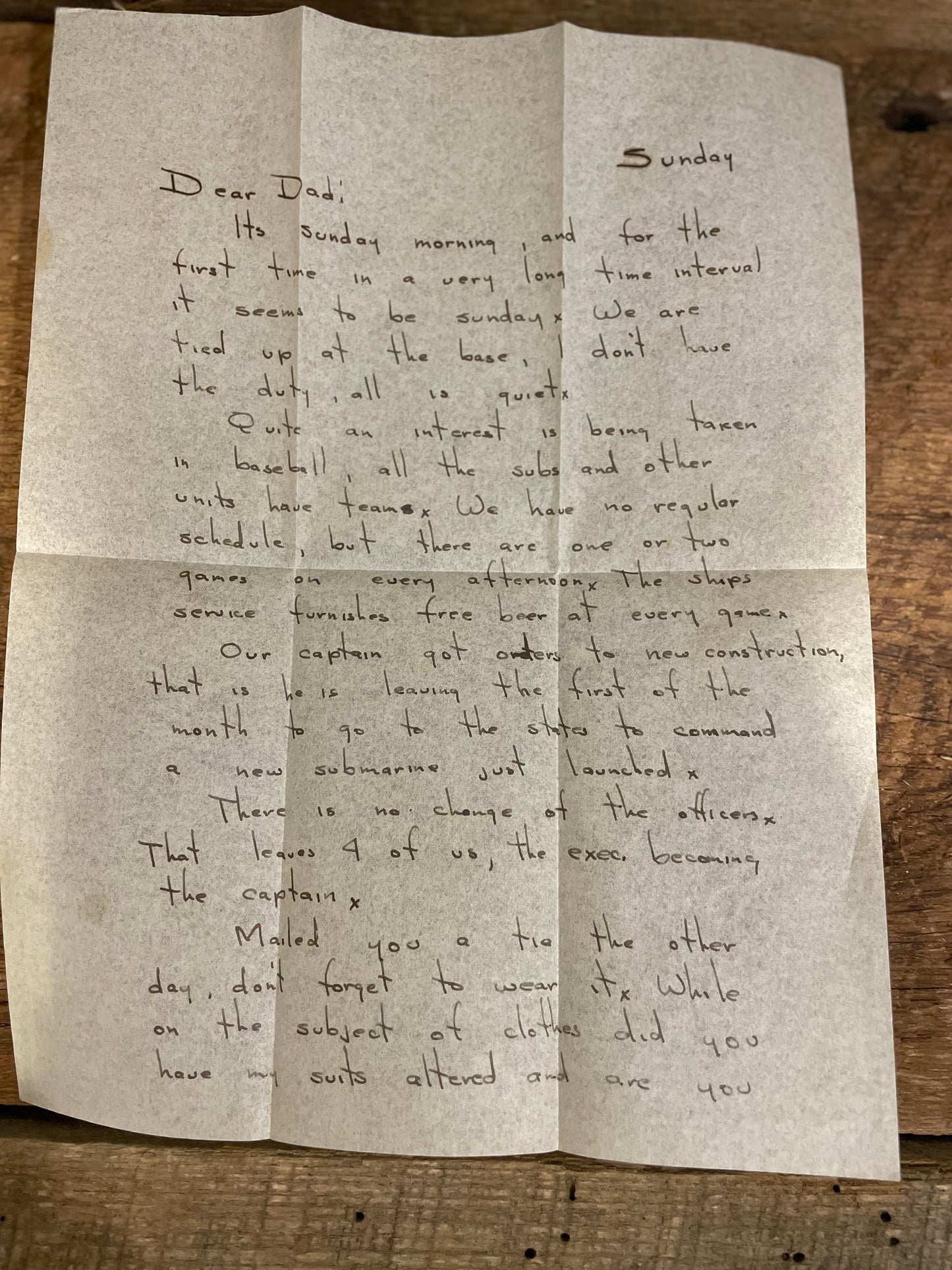 Original WWII Letter