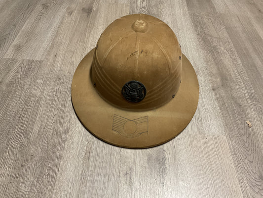 U.S. Military Tropical Sun Helmet w/ Great Seal Badge