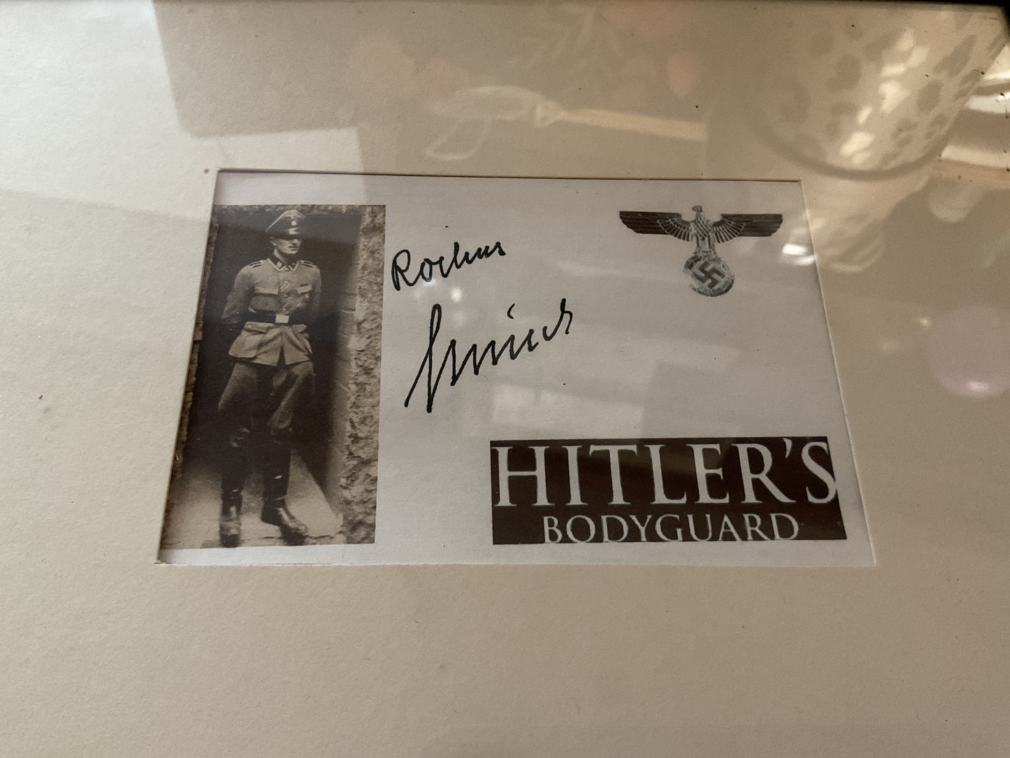 Rochester Misch Signed Photograph-Adolf Hitler Personal Bodyguard/Fuhrerbunker Survivor