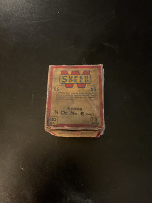 Vintage Winchester Super Speed .410 Gauge 3” Shot Shells — Full Box of 25
