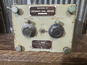 WWII U.S. Navy Radar Control Unit