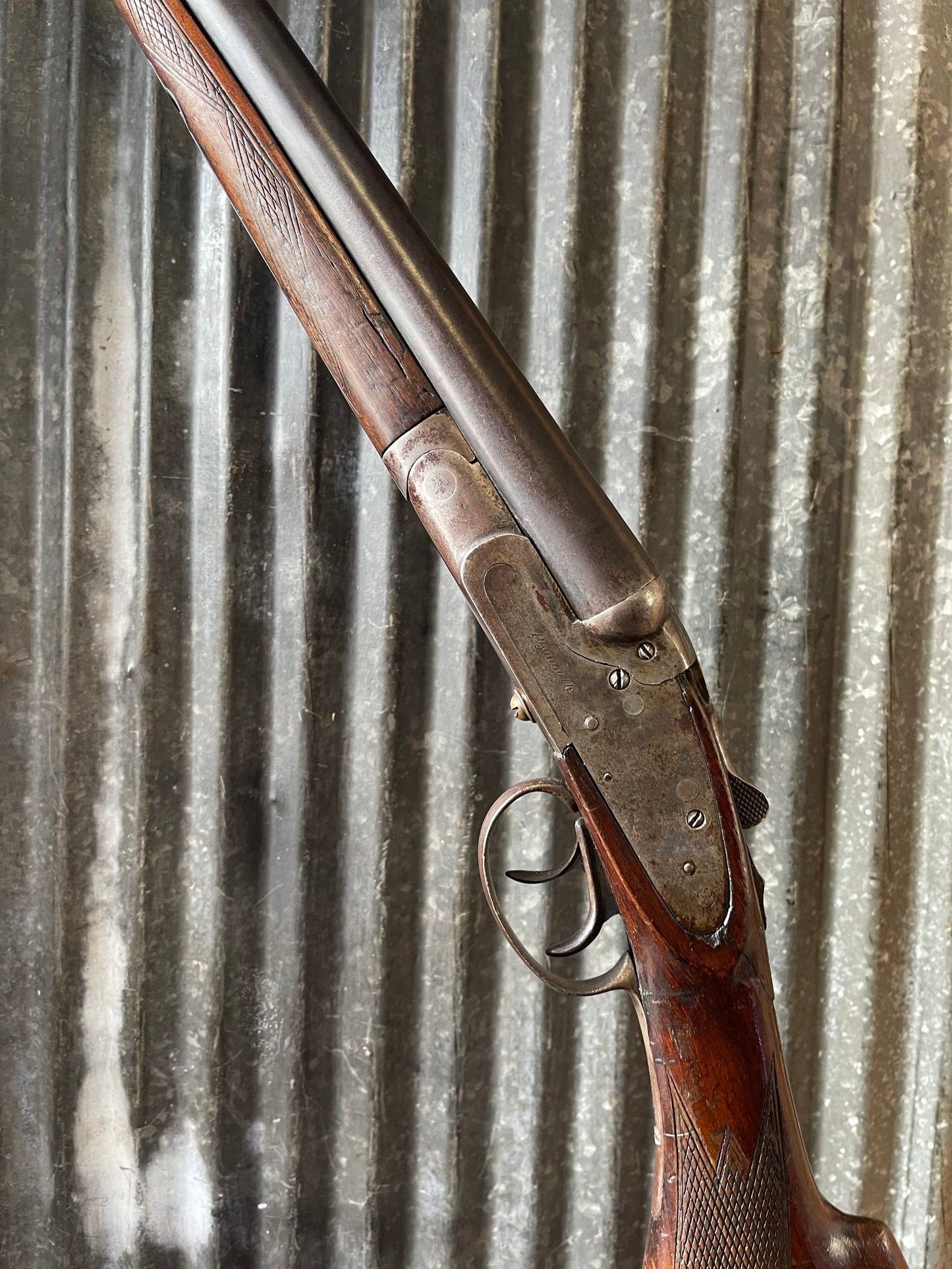 Crescent Arms “Plymouth” Side-by-Side Shotgun – 16 Gauge