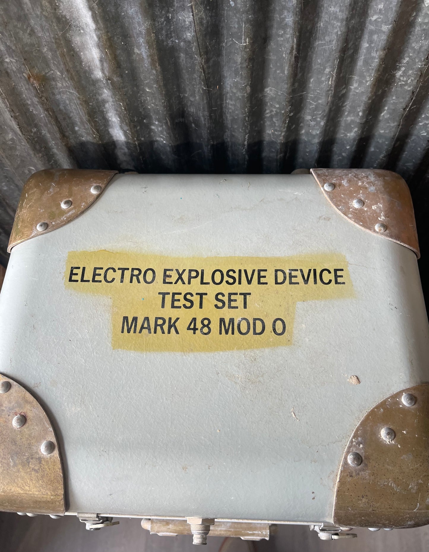 U.S. Navy Electro Explosive Device Test Set Mark 48 Mod 0 (1963) – Complete with Test Cables – Untested
