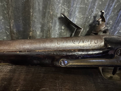 1772 Danish Dragoon Flintlock Pistol